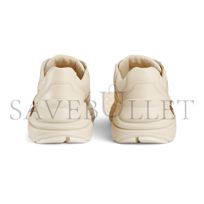 GUCCI WOMEN'S RHYTON TRAINER WITH GUCCI LOGO 528892